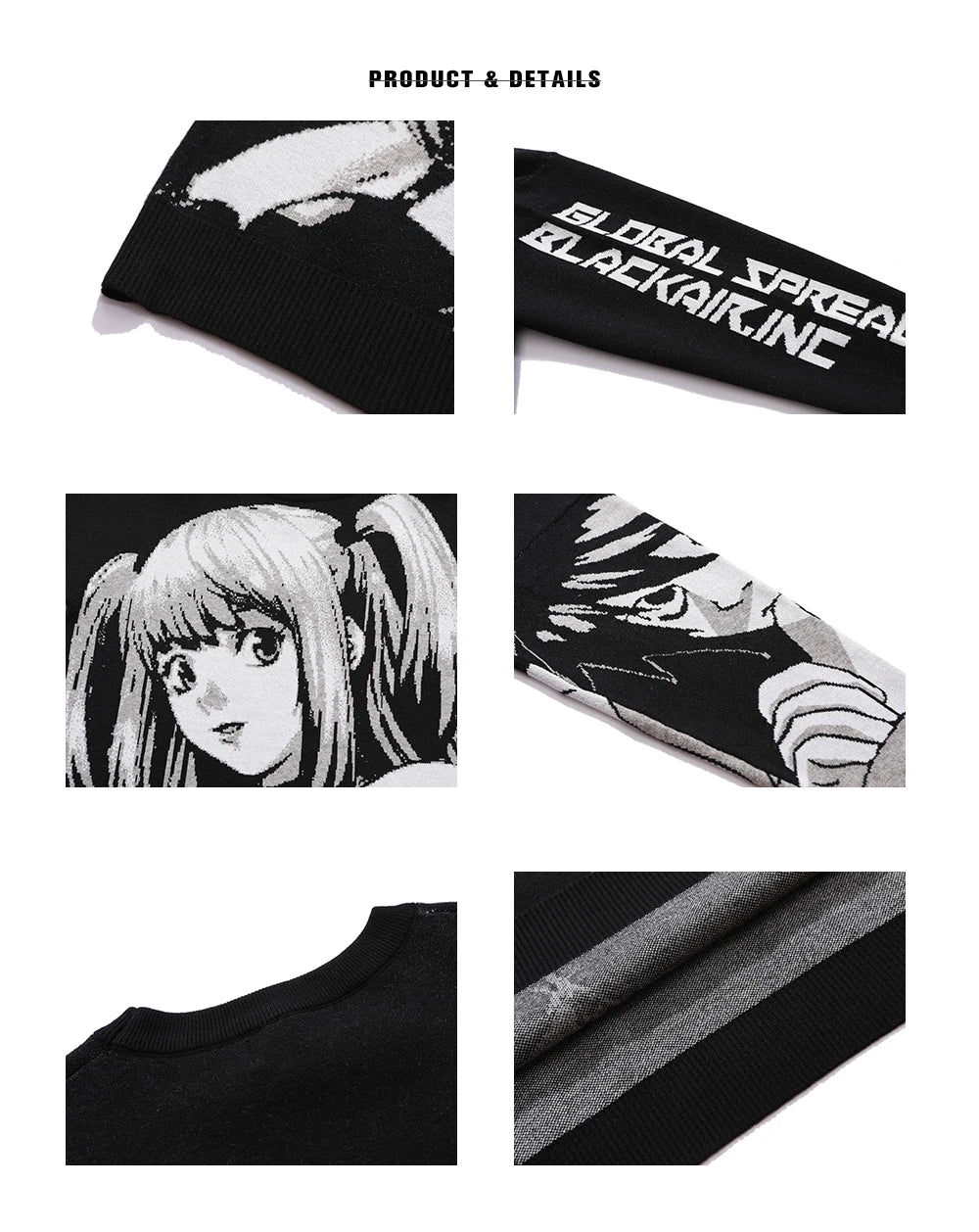 Harajuku "Misa - Death Note" Anime Sweater